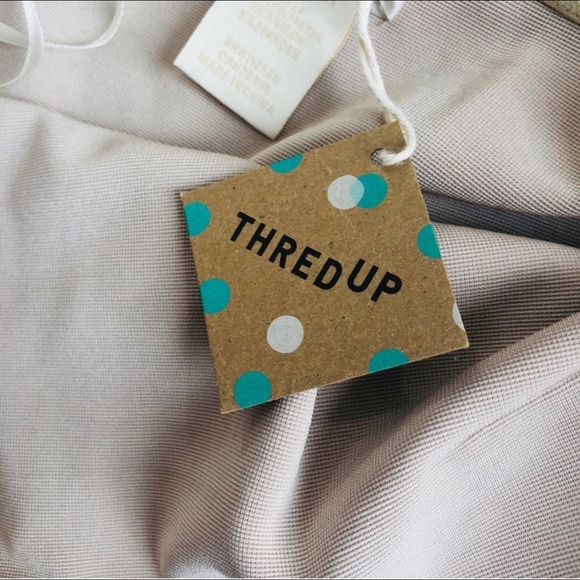 MM Couture Beige Bodycon Dress Small - Picture 3 of 6